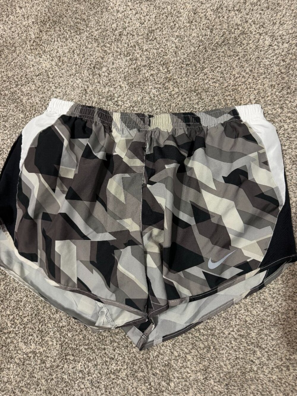 Black & Grey Nike Running Shorts